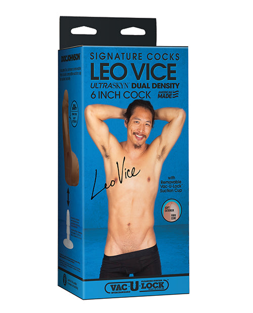 Leo Vice 7.5" ULTRASKYN Cock with Removable Suction Cup - featured product image.