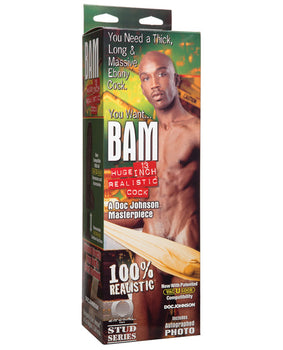Bam Realistic Cock - Brown: 13" of Pure Ecstasy - Featured Product Image