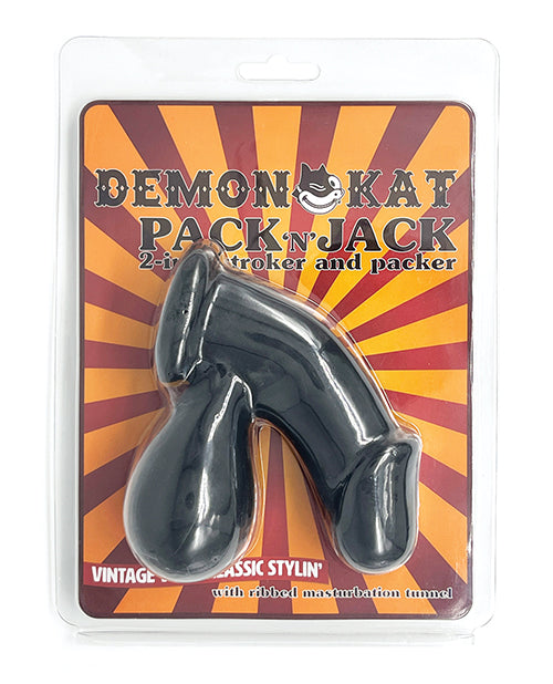 Demon Kat Pack n Jack - Black: 2-in-1 Confidence & Pleasure - featured product image.