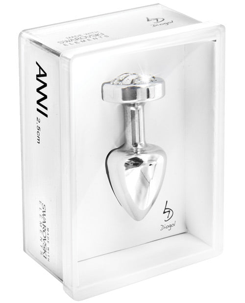 Diogol Anni R Clover T1 Cristal - 25mm Luxury Swarovski Butt Plug - featured product image.