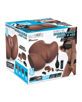 Luvdollz Remote Control Spread Eagle Pussy & Ass - Mocha: Ultimate Pleasure Experience - Featured Product Image