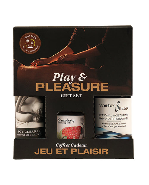Earthly Body Strawberry Play & Pleasure Gift Set - featured product image.