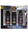 Earthly Body Massage Lotion Trio - An Intimate Escape