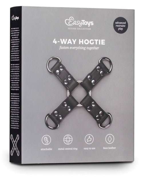 Easy Toys Faux Leather Hogtie: Explore Boundless Pleasure 🖤 Product Image.