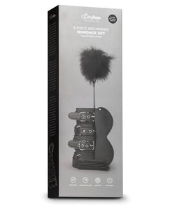 Easy Toys Beginners 6 Piece Beginners Bondage Set in Black