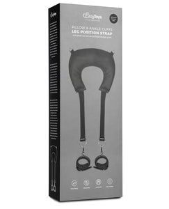 Easy Toys Black Leg Position Strap with Adjustable Ankle Cuffs