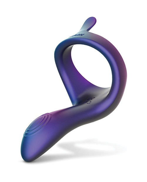 Hueman Eclipse Vibrating Cock Ring - Purple - featured product image.