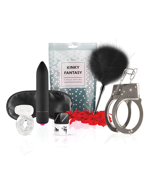 Set de regalo de 7 piezas Loveboxxx Kinky Fantasy: la mejor aventura para parejas Product Image.