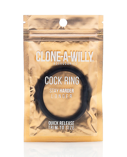 Anillo para el pene negro Clone-A-Willy: eleva tus encuentros íntimos - featured product image.