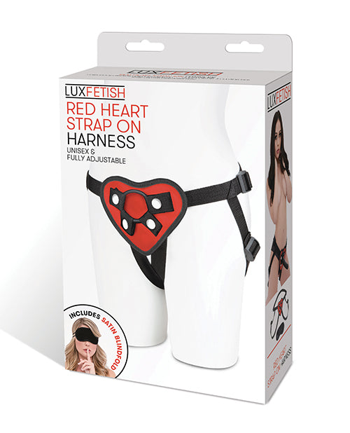 Lux Fetish Heart 綁帶式安全帶套裝 - featured product image.