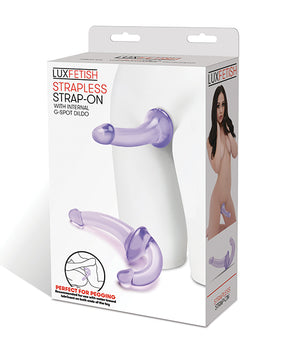 Lux Fetish Purple Dual-Ended Strapless Strap-On - Featured Product Image