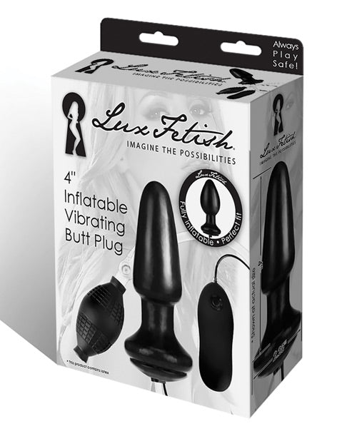 Lux Fetish Inflatable Vibrating Butt Plug: Ultimate Pleasure Experience - featured product image.