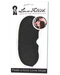 Lux Fetish Peek-A-Boo Love Mask - Heighten Your Intimate Moments