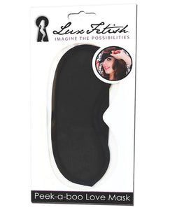 Lux Fetish Peek-A-Boo Love Mask