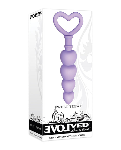 Evolved Anal Sweet Treat - Purple Customisable Silicone Beads for Backdoor Bliss Product Image.