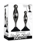 Evolved Joy Sticks 2 pc Plug Set in Black/Chrome