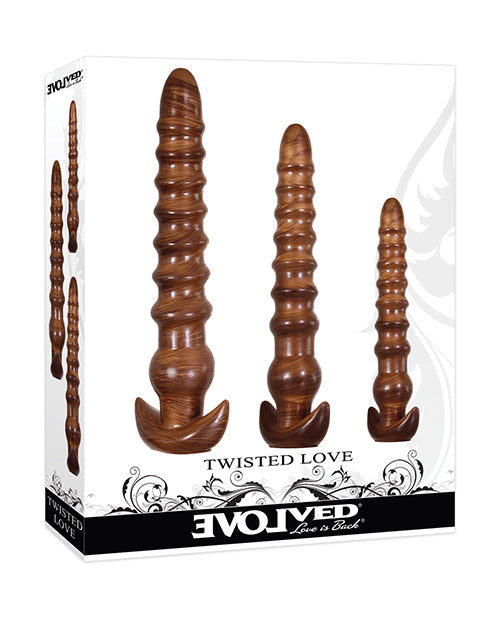 Evolved Twisted Love Gold Plug Set - Luxury, Sensation, and Waterproof Pleasure 🌟 - featured product image.
