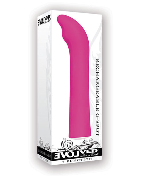 Evolved Pink G Spot Vibe: 7 Speeds, Waterproof & Curved Product Image.