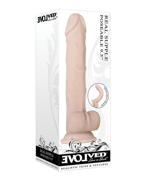 Consolador evolucionado Real Supple Poseable de 9,5": un viaje hacia el placer - featured product image.