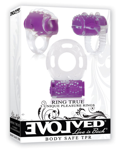 Shop for the Evolved Ring True Pleasure Rings Kit - 3 Pack: Elevate Your Intimacy 🟣 at My Ruby Lips