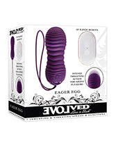 Evolved Eager Egg: Vibrating & Thrusting Purple Egg 🥚 Product Image.