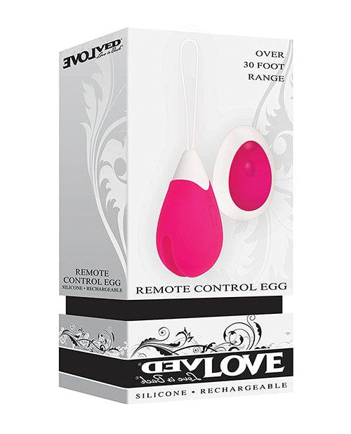 Evolved Remote Control Egg in Pink: 10-Speed Pleasure - featured product image.