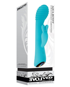 Evolved Aqua Bunny: Customisable Dual Stimulation Rabbit Vibe