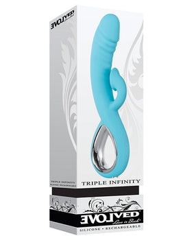 Evolved Triple Infinity - Teal: Ultimate Pleasure Experience - Featured Product Image