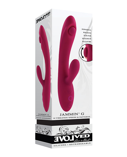 Evolved Jammin' G - Burgundy: Sensational Stimulation Awaits - featured product image.