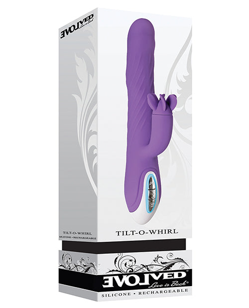 Evolved Tilt O Whirl Dual Stim - Purple: Ultimate Pleasure Experience - featured product image.