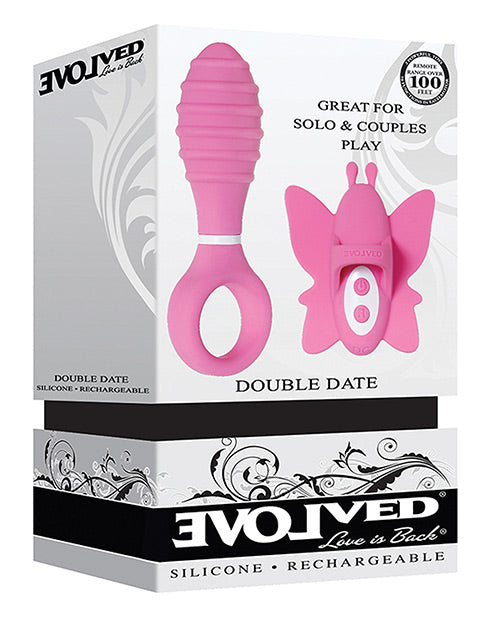 "Intense Pleasure Duo: Pink Double Date Kit" Product Image.