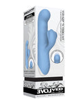 Estimulador dual recargable Thump N Thrust evolucionado - Azul: la clave para un placer inigualable