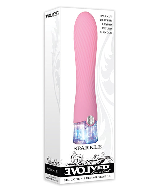 Vibrador recargable Evolved Sparkle Pink: placer personalizable, diseño innovador, diversión bajo el agua - featured product image.