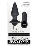 Evolved Plug & Play Remote Anal Plug: Luxurious Comfort & Customisable Pleasure
