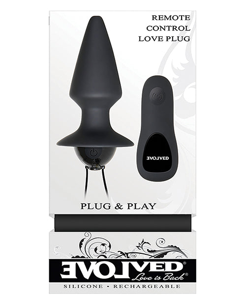 Evolved Plug & Play Remote Anal Plug: Luxurious Comfort & Customisable Pleasure Product Image.