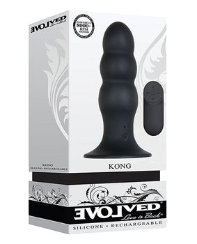 Evolved Kong Rechargeable Anal Plug - Black: Ultimate Pleasure - Featured Product Image