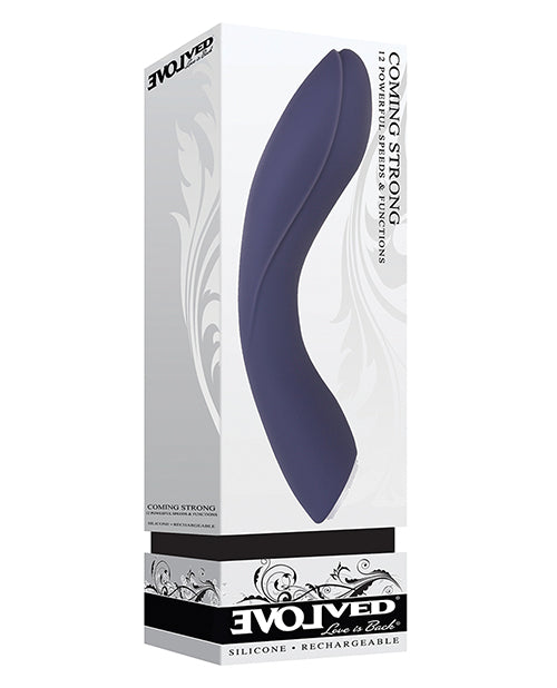 Shop for the Evolved Coming Strong Vibrator - Blue: The Ultimate Pleasure Experience at My Ruby Lips