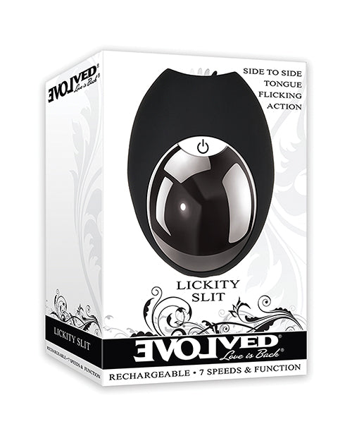 Evolved Lickity Slit: Silicone Tongue-Flicking Vibrator Product Image.