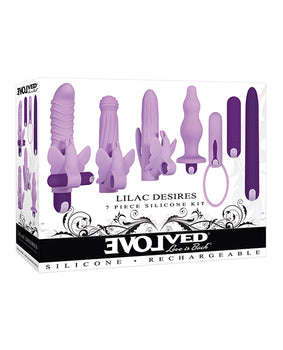 Kit vibrador Evolved Lilac Desires: paquete de placer personalizable - Featured Product Image