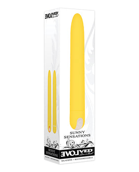 Sunny Sensations Yellow Rechargeable Waterproof Vibrator - Featured Product Image