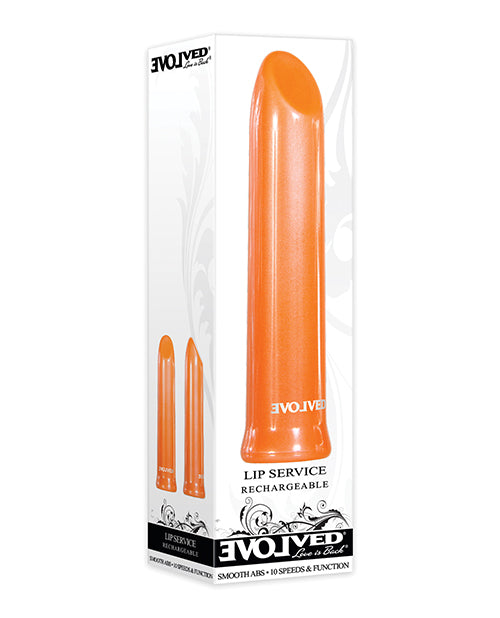 Evolved Lip Service - 橙色：可自訂、精確、防水子彈頭振動器 Product Image.