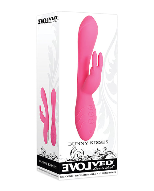 Evolved Bunny Kisses Vibrador Conejo Rosa de Doble Motor Product Image.