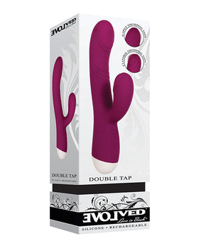 Evolved Double Tap - Burgundy: Dual Orgasm Powerhouse - Featured Product Image