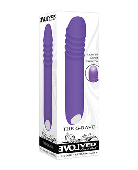Vibrador con luz G-Rave evolucionado - Resplandor púrpura fascinante - Featured Product Image