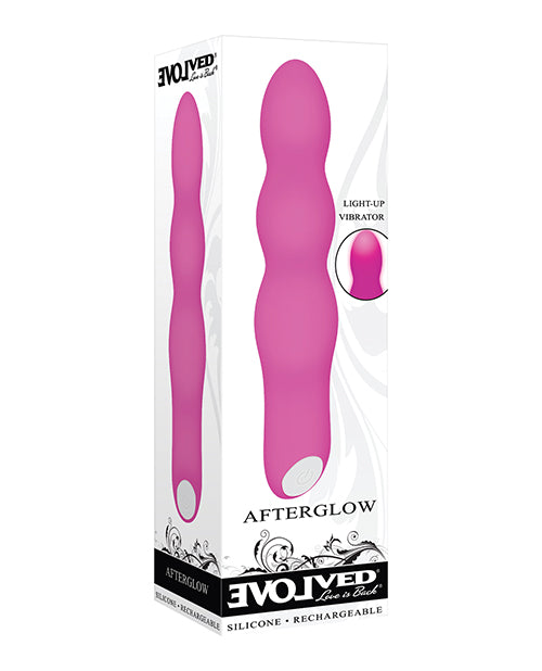 Evolved Afterglow Light Up Vibrator - Pink - featured product image.