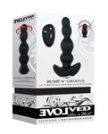 Plug Anal Vibrador Evolved Bump N' Groove - Negro: Abraza el Placer Intenso