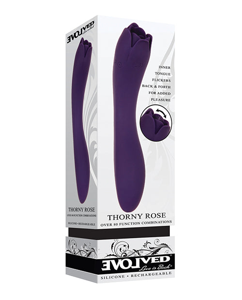 Evolved Thorny Rose 雙端按摩器 - 紫色：9 速雙振動器 - featured product image.