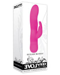 Sugar Bunny evolucionado: vibrador de conejo de 10 velocidades en rosa