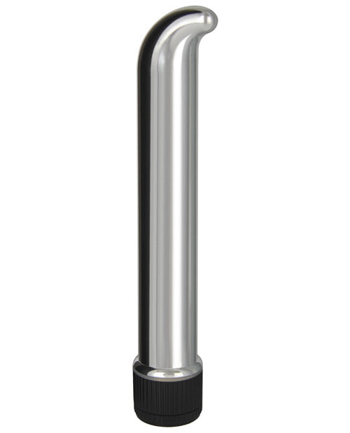 Vibrador de punto G metálico Chrome Classics de 7" - featured product image.