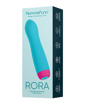 Femme Funn Rora Rotating Bullet - Turquoise: Ultimate Pleasure Revolution - Featured Product Image